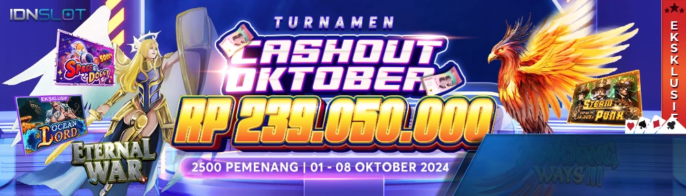 Turnamen IDNSlot Cashout Oktober 2024